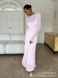 Hot Knitted Hollow Skirt + Vest Skirt Set Women's Soft Knitted Burqa Holiday