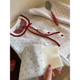 Complete Set Of Autumn Wear 2025 Cute Age Reduction Knitted Skirt Short Skirt Two-Piece Skirt