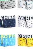 Fashion Printing Cotton Man Short Straight Angle Underpants boxer boxershorts men underwear boxers cuecas panties