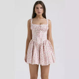 Summer Dress Crumb Sling Dress Slim Thin Ballet Style Ponum Small