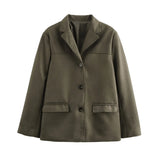 Women's New 2025 Fashion Free Single-Dbutton Casual Suit