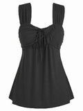 Sleeveless Top Women Fashion Vest Summer Butterfly Print Casual Sleeveless Slim Vest Solid Color Swing Cami