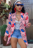 Print Turndown Collar Africa