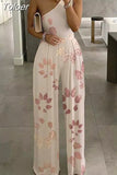 Suit Women Summer Sexy One Shoulder Print Loose Wide Leg Jumpsuits Elegant Office Lady Party Jumpersuit Women
