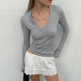 Women's Spring Leopard Print V-Leading Flying Sleeves Wide-Legged