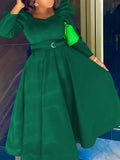 Women's Winter New Fashion Bubble Sleeve Grand Party Party