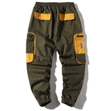 Spring New Men Casual Pants Men's Trend Wild Japanese Straight Pants Male Drawstring Cargo Pants Brand