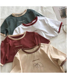 Toloer Slim Short-Sleeved T-Shirt Women 2024 Summer New Bottom Shirt Students Casual Korean Version Jacket Women's