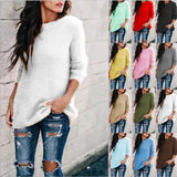 2025 New Fast Selling Burst Knitted Shirt Splicing Tset-Head Sweater