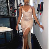 Birthday Dress for Womens Bodycon Elegant Party Dresses Sexy Sequin Sparkly Glitter Gold Streetwear Club Women