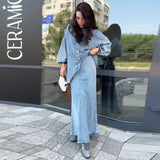 2025 New Women's Loose Casual Comfortable Denim Dress