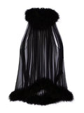 Casual Black Vest For Women Loose O Neck Sleeveless Off Shouder Sexy Tank Tops Female 2022 Autumn Fashion
