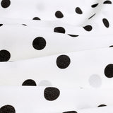 2022 Summer Maxi Dress Women Sexy Split Polka Dot Short Sleeve Long Sundress Celmia Bohemian Belted V-Neck Party Beach