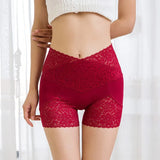 Lace High Waist Safety Pants Women Plus Size Seamless Health Tummy Control Panties Quality Butt Lifter Shaping
