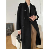 Loose Fit Camel Thick Warm Big Size Long Woolen Coat Parkas New Long Sleeve Women Fashion Tide Autumn Winter 2022