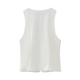 New Bow Trim V-Neck Elastic Repair Body