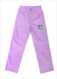 Graduation party gift Harajuku Cartoon Pattern Women's Pants Y2k High Waist Vintage Straight Purple Trousers for Ladies Autumn Women Casual