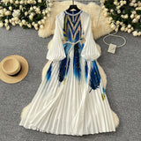 Collar Nail Bead Lantern Sleeve Pearl Belt To Collect Long-Term Printed Pressure