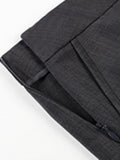 Fashion Women's Pants Loose Hight Waist Straight Solid Color Wid-leg Floor-length Cotton Trousers Summer 2023 New
