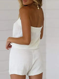 New Beach Hoodie Solid Color Sexy Breast Drawstring Jumpsuit Sunscreen