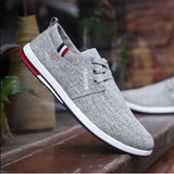 Sneakers Summer Canvas Loafers Slip On Shoes Men Casual Shoes Driving Flats Black Mocassin Homme Male Shoes