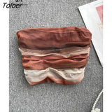 Sexy Tie dye Women Camisole 2022 Slim Fashion Vacation Summer Backless Y2K Elegant Ladies Temperament Tank