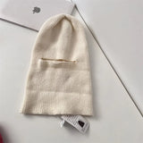 Women's Winter Mask Hats Windproof Knit Hat Warm Hat Ear Protector Pullover