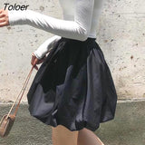 Skirts Women Elegant Patchwork High Waist Trendy Office Lady Ins Sweet Summer All-match Solid Cozy Popular Fashion Hot