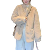 Of Water Sable Plush Fashion Fur Women 2025 Autumn And Winter New Small Fragrant Wind Collar High-End