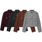 Homemade New Women's Fashion Classic Soft Short Jacket Jacket