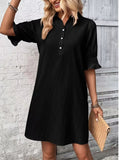 Women's Summer New Wish Casual Loose Solid Color