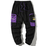 Spring New Men Casual Pants Men's Trend Wild Japanese Straight Pants Male Drawstring Cargo Pants Brand