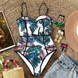Piece Swimsuit 2021 Sexy Swimwear Women Swimsuit Push Up Bathing Suits Beachwear Lace Up Monokini