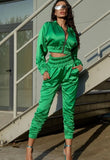 Blank Cropped Top and Pants