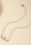 Planet Pearl Necklace-Outfit