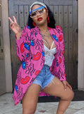 Print Turndown Collar Africa