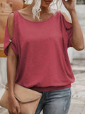 Riding Summer Wear Design Small Elegant Shoulder Hollow