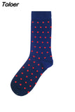 Classical Colorful Men's Combed Cotton Socks High Quality Happy Business Socks Long Tube Wedding Gift socks for