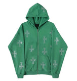 Women's Jacket Spring 2023 Men's clothing Y2k Oversize Hoodies Rhinestones Hooded Hoodie Wlothes Harajuku Anime Fleece