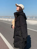 -20 degrees Winter Women Long Parkas Jackets Casual Hooded Thick Warm Windproof Parkas Coat Fashion Female