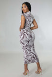 Fashion Print Short Sleeve