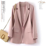 Toloer New Autumn 2024 Korean Version This Year Popular Small Spring And Autumn Loose Suit-Outfit