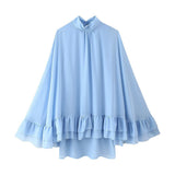 Summer New Sleek Double-Layer Lotus Side Pendulum Solid