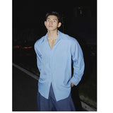Workwear Short-Sleeved Shirt Men And Women Casual Loose Three-Dimensional Pocket Half-Sleeved Shirt Jacket Tide