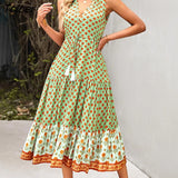 Women Summer Dress Floral Print Maxi Dresses Bohemian Hippie Beach Long Dress Women's Clothing 2023 vestidos de