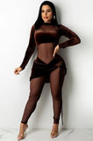 Party Sexy Mesh Patch Velour Tight