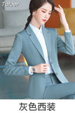 Women Suits Set 2023 Spring and Autumn White Peak Lapel Slim Professional 2 Piece Set Suit Women's Pantsuit Customi