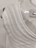 Fashion Women's Dress Diagonal Collar Backless Hollow Out Waist Solid Color Patchwork Mini Dresses Summer 2023 New