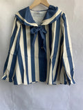 Blouse for Women Peter Pan Collar Bow Sweet Shirts Crop Tops 2023 Blusas De Puff Sleeve Y2K Top Fashion Korean