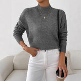 And Winter New Lace V-Neck Marinde Jersey Casual